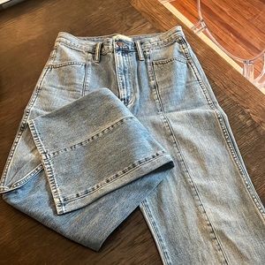 Madewell ultra high rise flare leg jeans